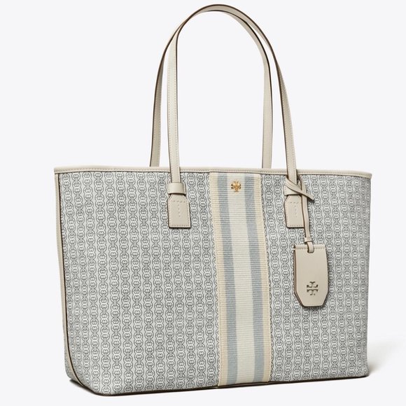 🖤Tory Burch Gemini Link Canvas Tote - Picture 1 of 5